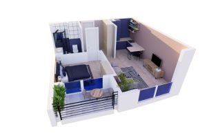 იყიდება 2 ოთახიანი ბინა - ბათუმი