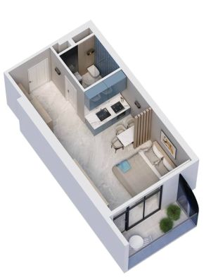 იყიდება 1 ოთახიანი ბინა - ბათუმი