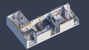 იყიდება 2 ოთახიანი ბინა - ბათუმი