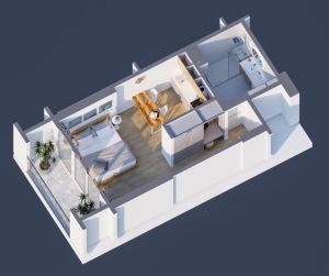 იყიდება 1 ოთახიანი ბინა - ბათუმი